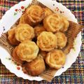 mocochop's cooksnap of when they made ほんのり焦がしバター風味のフィナンシェ.