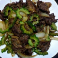 ぶがちゃん's cooksnap of when they made 牛肉とゴーヤの焼肉炒め.