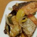 すぶたまる's cooksnap of when they made 母の味！紅鮭と彩り野菜の南蛮漬け.