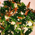 azusonomi's cooksnap of when they made 干し柿＆ほうれん草＆こんにゃくの白和え.