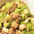 はるかうらら's cooksnap of when they made お肉とキャベツのマヨポン炒め.