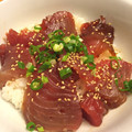 ぐーたらレシピ研究所's cooksnap of when they made マグロの漬け丼♪マグロどんぶり.