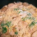アッ★キィ's cooksnap of when they made 簡単♪フライパン一つでたまご丼（親子丼）.