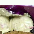 SKB34's cooksnap of when they made 椎茸のカニかまマヨ詰め.