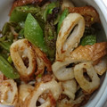 しもきゅう's cooksnap of when they made 弁当に竹輪とスナップえんどうの梅マヨ炒め.