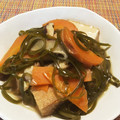 そみゆ's cooksnap of when they made 切り昆布と厚揚げの炒め煮.