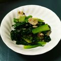セカイノハジマリ's cooksnap of when they made 味付け不要！小松菜とシーチキンの炒め物.