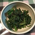 izoopu's cooksnap of when they made 春菊の胡麻和え.