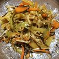 そよきち's cooksnap of when they made 大根の皮と人参の塩昆布炒め.