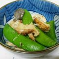 ちーぱっくん's cooksnap of when they made スナップエンドウとホタテ椎茸のバター炒め.