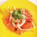 まめしばLOVE's cooksnap of when they made サーモンのカルパッチョ.