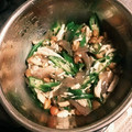 corgi509's cooksnap of when they made 鶏ささみとオクラ・なめこの和え物.
