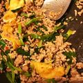 みにゃみ♬'s cooksnap of when they made ニラと豚ひき肉の炒め.