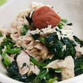 みっくママ's cooksnap of when they made もう一品に　ほうれん草とシーチキンの梅和.