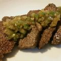 さちゃん555's cooksnap of when they made あっさり　牛モモ肉のねぎ塩添え.
