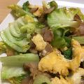 ずぼらもっち's cooksnap of when they made 簡単♡キャベ卵中華炒め。おつまみにも♡.