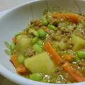 イエローバード's cooksnap of when they made 新じゃがとひき肉のカレー炒め.
