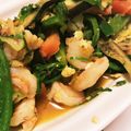 KAN0307's cooksnap of when they made グリーンアスパラとエビ、卵の炒めもの.