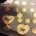 25☆zam's cooksnap of when they made とんがり帽子のメレンゲおばけクッキー.