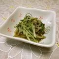 ＠迷子＠'s cooksnap of when they made 水菜＆きのこ✿胡麻和え❤.