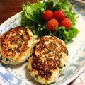 whipbunny's cooksnap of when they made 幼児食。小松菜入り豆腐バーグ.