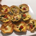 ユウヤケコヤケ's cooksnap of when they made ☆餃子の皮で簡単プチキッシュ☆.