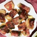 ぱくぱく1127's cooksnap of when they made ＊お餅のベーコン巻き＊大葉入り.
