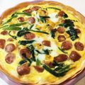 tasa4L's cooksnap of when they made 簡単！餃子の皮で冷蔵庫のお掃除キッシュ.