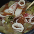 生誕１９７３年独身男's cooksnap of when they made 港町のイカ大根（イカと腑と大根の煮物）.