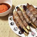 ゆにこーん☆'s cooksnap of when they made あっさりおろしのなすの肉巻き.