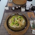 melmarilyn's cooksnap of when they made 長ねぎとゴルゴンゾーラのパスタ.