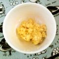 すいりん's cooksnap of when they made レンジで簡単スクランブルエッグ【離乳食】.