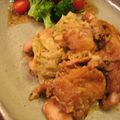 momoco's cooksnap of when they made ジューシー鶏からの蒸しキャベツごま和え.