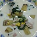 まん丸みかリン's cooksnap of when they made 具だくさん！ぽっかぽかミルクスープ♪.