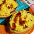 ma04tsu's cooksnap of when they made 簡単♡ソースマヨエッグトースト♡.