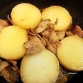 ラバ！'s cooksnap of when they made 焼き大根と豚バラ肉の煮物.