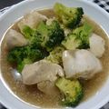なおつん0802's cooksnap of when they made 鶏もも肉とブロッコリーの練りゴマ煮.