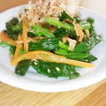 ちーばりんご's cooksnap of when they made ほうれん草と人参の香ばし胡麻和え弁当用も.