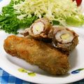 ととろ＆めい's cooksnap of when they made 給料前お助けメニューチーちくの肉巻フライ.