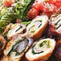 pikonene's cooksnap of when they made 大葉にんにく醤油で♪豚肉の油揚げ巻き.
