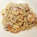 ☆aicook☆'s cooksnap of when they made ゆかり香る✤海老クリームパスタ.