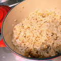 グーママ♪'s cooksnap of when they made ルクルーゼであさりの炊き込みご飯.