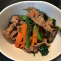 sararaママ's cooksnap of when they made ほうれん草 豚肉炒め.