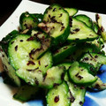 ♪♪紗奈♪♪'s cooksnap of when they made 簡単♪きゅうりのゆかり和え　お弁当の緑に.