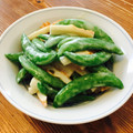月見なっとう's cooksnap of when they made 絹さやと竹輪の味噌マヨ和え.