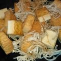 bunco's cooksnap of when they made 厚揚げときのこのバター醤油.