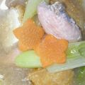バジルル's cooksnap of when they made 鮭のあらと生姜のあったか味噌汁.