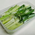 ＊つぶこしあんこ＊'s cooksnap of when they made 長ねぎの時短保存.