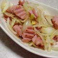 おうさ's cooksnap of when they made ギョッ！魚肉ソーセージ炒め.