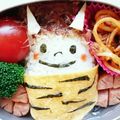 いちさちこ's cooksnap of when they made 節分に　鬼っ子弁当2012（キャラ弁）.